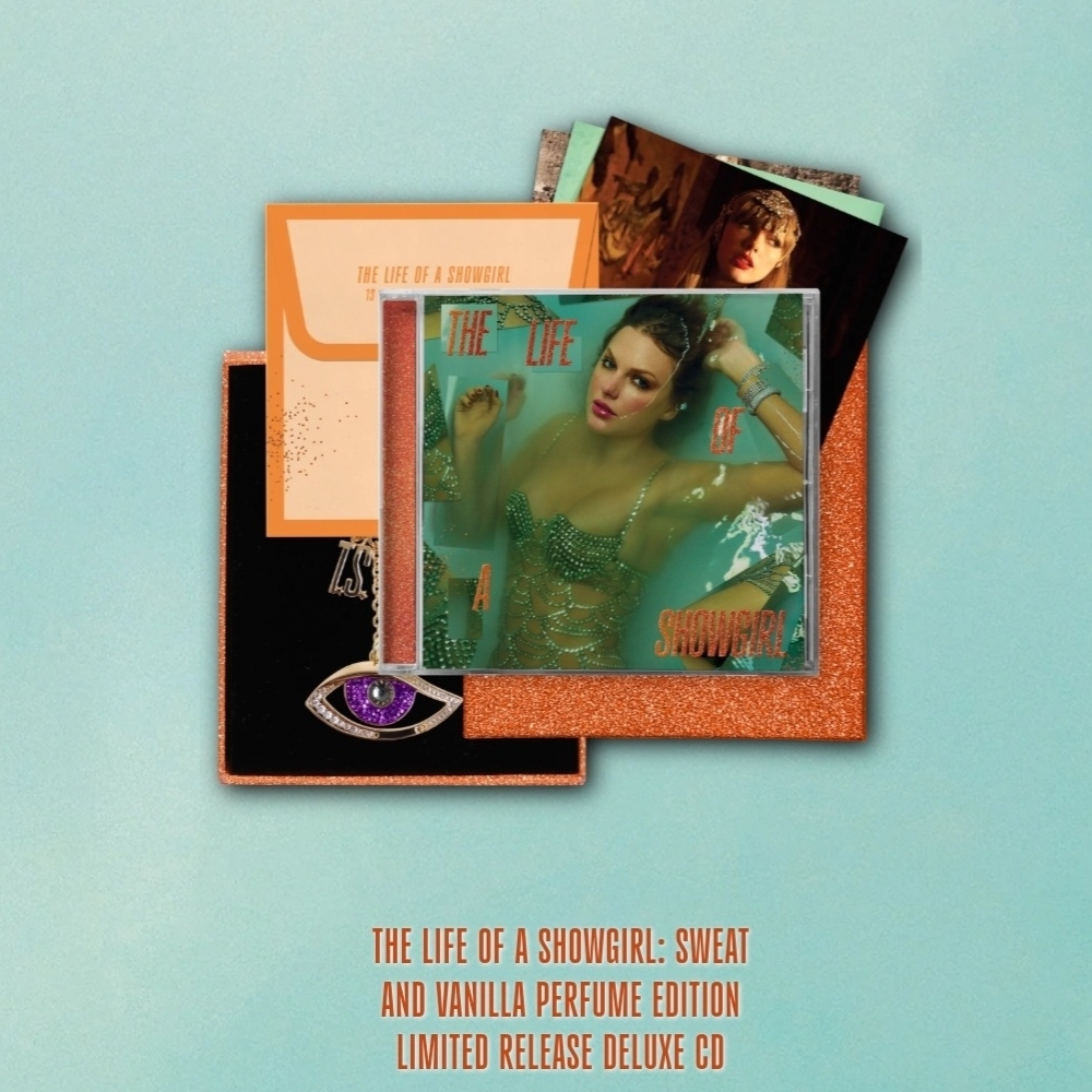 Taylor Swift Deluxe CD with Green and Orange Cover